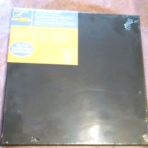 Artist Loft Black Canvas (2Pack)